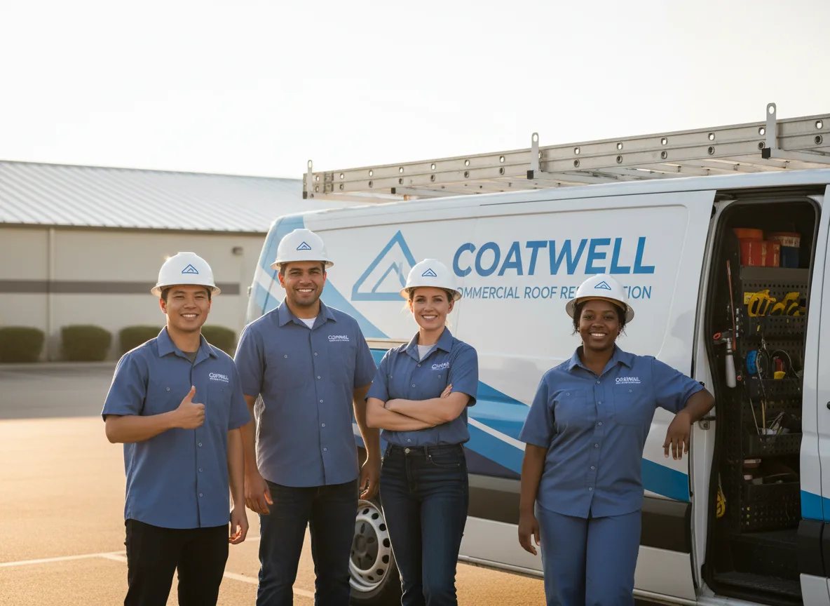 Commercial roof coating company in Elysian, MN